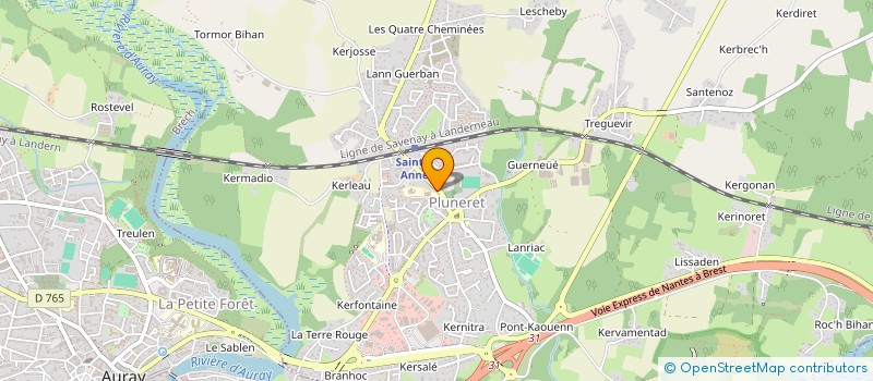 localisation de l'entreprise MONSIEUR JOEL SOBEL  PLOEMEL