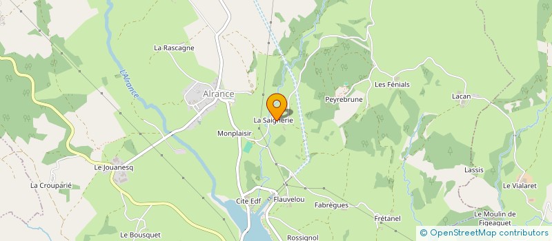 localisation de l'entreprise MONSIEUR JOEL SOLIE à ALRANCE