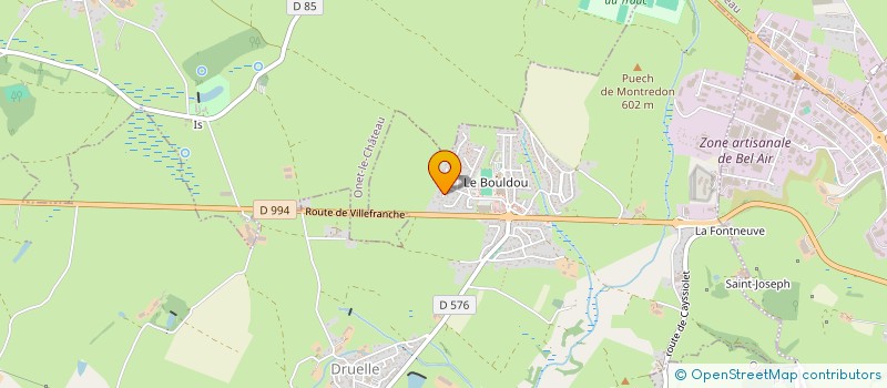 localisation de l'entreprise MONSIEUR JOEL SOMMIER  DRUELLE BALSAC