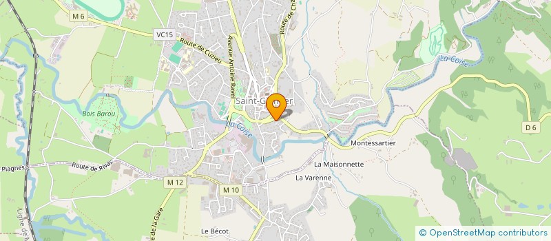 localisation de l'entreprise MONSIEUR JOEL SOUVIGNET à SAINT-GALMIER