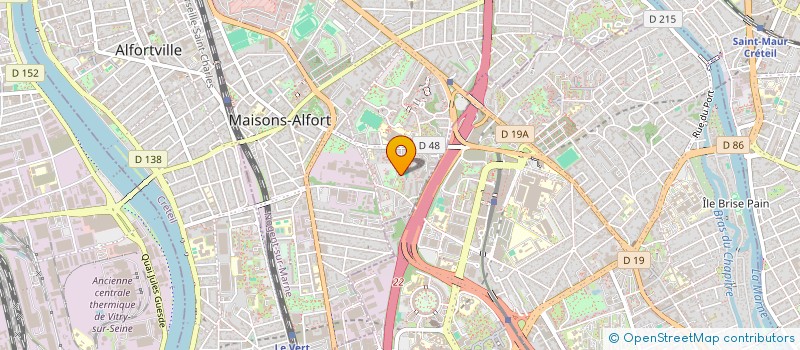 localisation de l'entreprise MONSIEUR JOEL SPINELLI  MAISONS-ALFORT