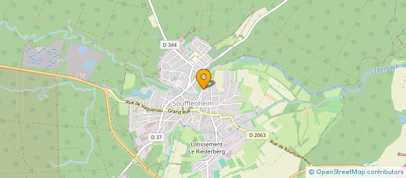 localisation de l'entreprise MONSIEUR JOEL SPISSER  SOUFFLENHEIM