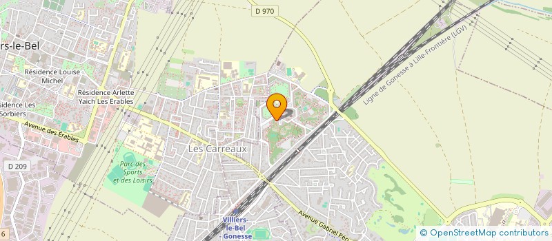 localisation de l'entreprise MONSIEUR JOEL ST CYR PIERRE  GONESSE