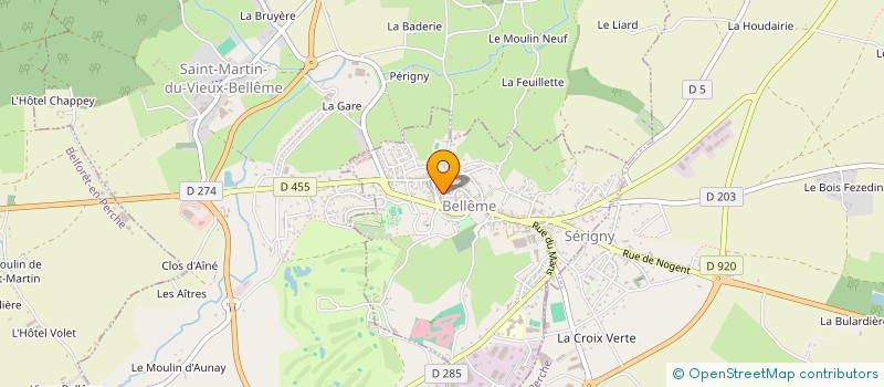 localisation de l'entreprise MONSIEUR JOEL STOCK à BELLEME