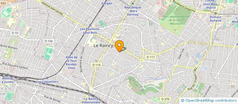 localisation de l'entreprise MONSIEUR JOEL SZERMANSKI  LE RAINCY