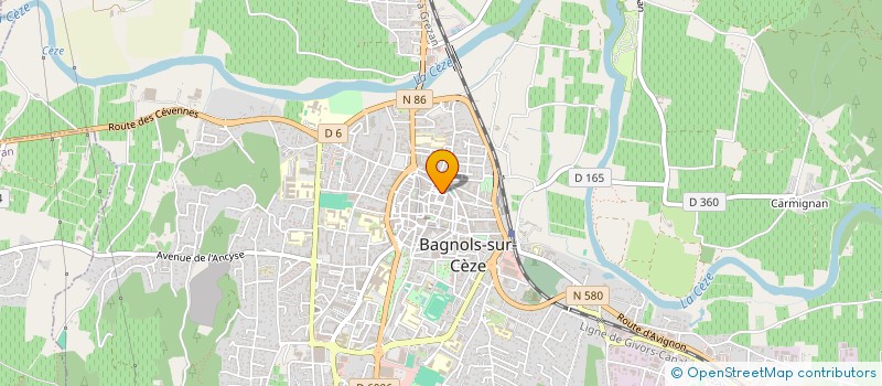 localisation de l'entreprise MONSIEUR JOEL TACHERON à BAGNOLS-SUR-CEZE