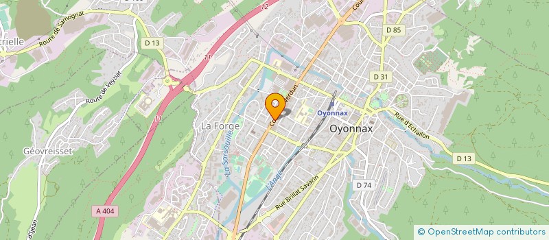 localisation de l'entreprise MONSIEUR JOEL TAIEB à OYONNAX