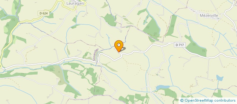 localisation de l'entreprise MONSIEUR JOEL TARDIEU  MEZERVILLE