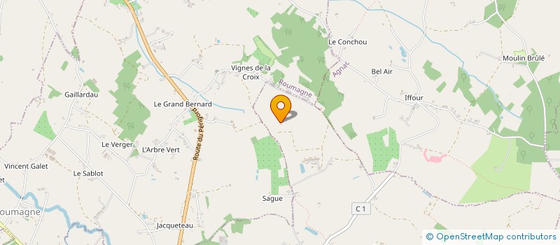 localisation de l'entreprise MONSIEUR JOEL TATAREAU  ROUMAGNE