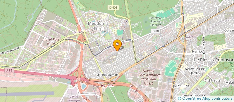 localisation de l'entreprise MONSIEUR JOEL TEMPLERAUD à CLAMART