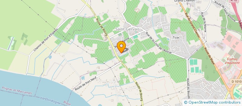 localisation de l'entreprise MONSIEUR JOEL TEXIER  SAINT-GERVAIS