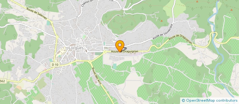 localisation de l'entreprise MONSIEUR JOEL THERMY à LORGUES