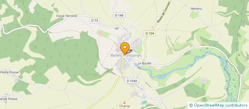 localisation de l'entreprise MONSIEUR JOEL THIERRY à DRUYES-LES-BELLES-FONTAINES