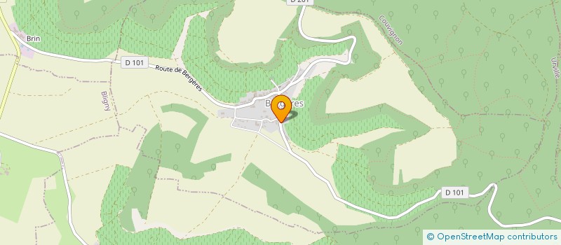 localisation de l'entreprise MONSIEUR JOEL THIERRY  BERGERES