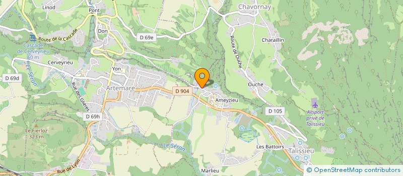 localisation de l'entreprise MONSIEUR JOEL THIVENT  TALISSIEU