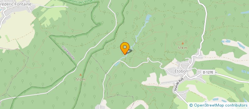 localisation de l'entreprise MONSIEUR JOEL TOURNIER  CLAIREGOUTTE