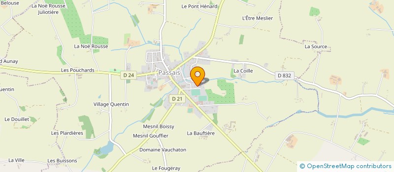 localisation de l'entreprise MONSIEUR JOEL TRAC à DOMFRONT EN POIRAIE