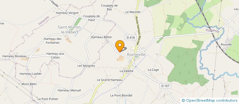 localisation de l'entreprise MONSIEUR JOEL TRAVERS à ROCHEVILLE