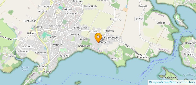 localisation de l'entreprise MONSIEUR JOEL TREMOLIERES  ARRADON