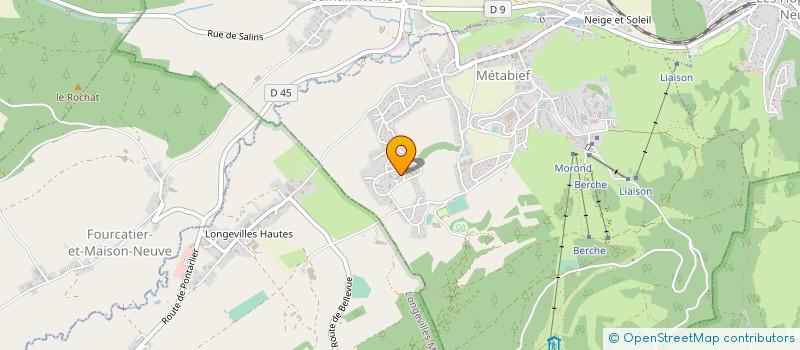 localisation de l'entreprise MONSIEUR JOEL TRICHET  METABIEF