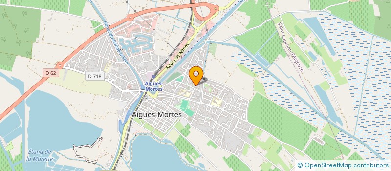 localisation de l'entreprise MONSIEUR JOEL TRINQUIER  AIGUES-MORTES