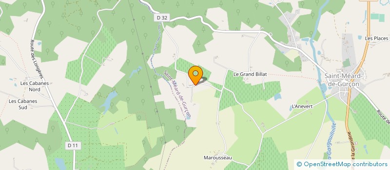 localisation de l'entreprise MONSIEUR JOEL TURENNE  ST-MEARD-DE-GURCON