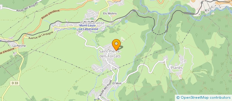 localisation de l'entreprise MONSIEUR JOEL TUSET  SAINT-PIERRE-DELS-FORCATS