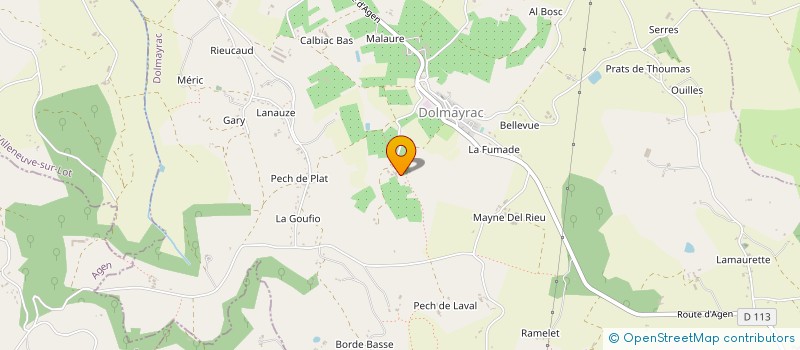 localisation de l'entreprise MONSIEUR JOEL VALBUZZI à SAINTE LIVRADE SUR LOT