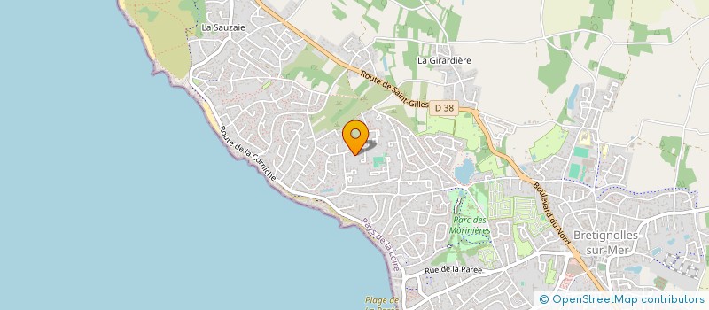 localisation de l'entreprise MONSIEUR JOEL VARACHER à BRETIGNOLLES-SUR-MER