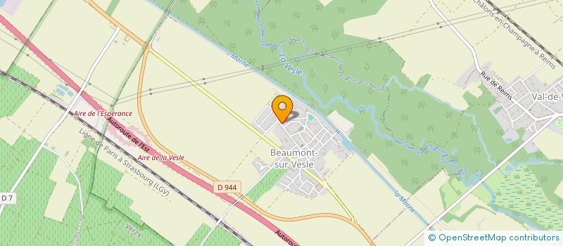 localisation de l'entreprise MONSIEUR JOEL VAUTIER  BEAUMONT-SUR-VESLE