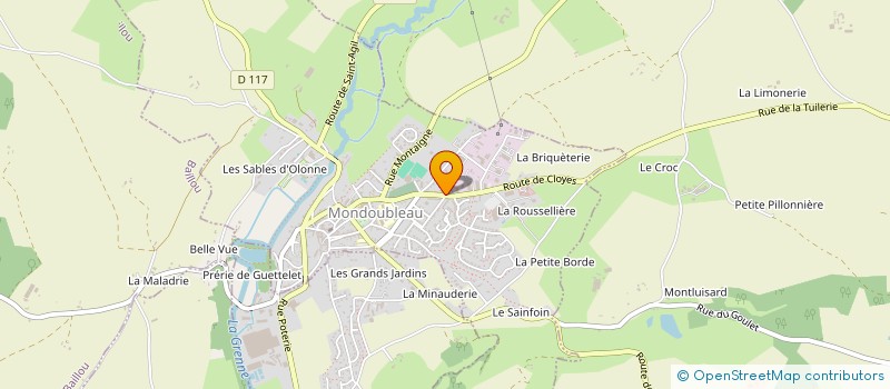 localisation de l'entreprise MONSIEUR JOEL VEAU à MONDOUBLEAU