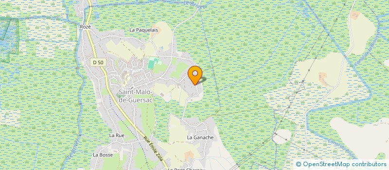 localisation de l'entreprise MONSIEUR JOEL VEILLAUD  SAINT-MALO-DE-GUERSAC