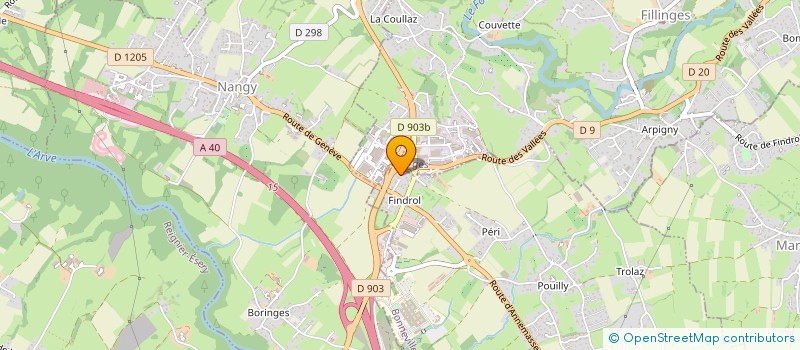 localisation de l'entreprise MONSIEUR JOEL VENET à CONTAMINE-SUR-ARVE