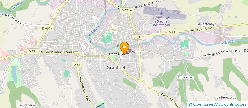 localisation de l'entreprise MONSIEUR JOEL VERHOUSTRAETEN à GRAULHET