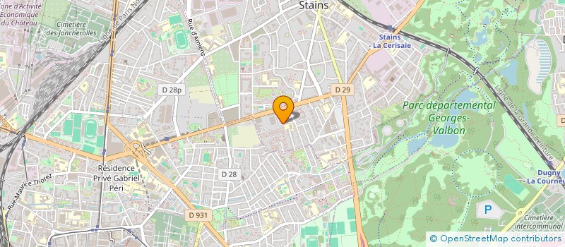 localisation de l'entreprise MONSIEUR JOEL VIDAL à STAINS