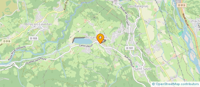 localisation de l'entreprise MONSIEUR JOEL VIGNES  ARCIZANS-AVANT