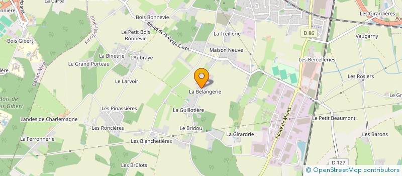 localisation de l'entreprise MONSIEUR JOEL VIGNEULLE  JOUE-LES-TOURS