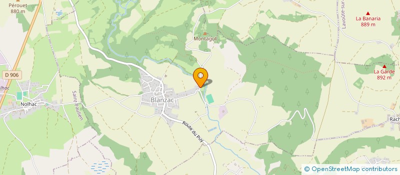 localisation de l'entreprise MONSIEUR JOEL VIGOUROUX  SAINT-PAULIEN