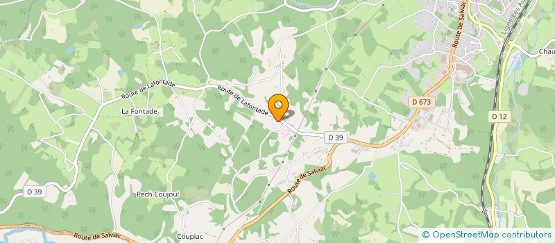 localisation de l'entreprise MONSIEUR JOEL VINADE  GOURDON