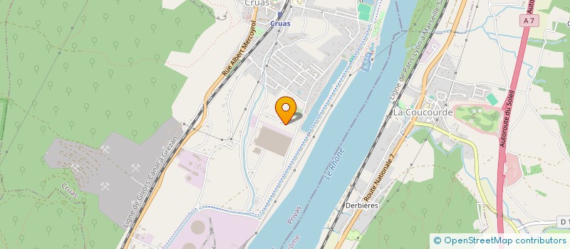 localisation de l'entreprise MONSIEUR JOEL VIVION  CRUAS