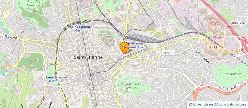 localisation de l'entreprise MONSIEUR JOEL VOLLAND à SAINT-ETIENNE