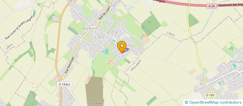 localisation de l'entreprise MONSIEUR JOEL WOETS  BURBURE