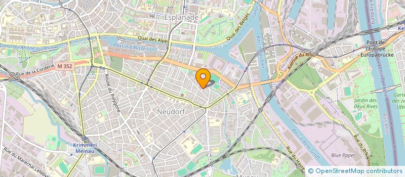 localisation de l'entreprise MONSIEUR JOEL WOLFF à STRASBOURG
