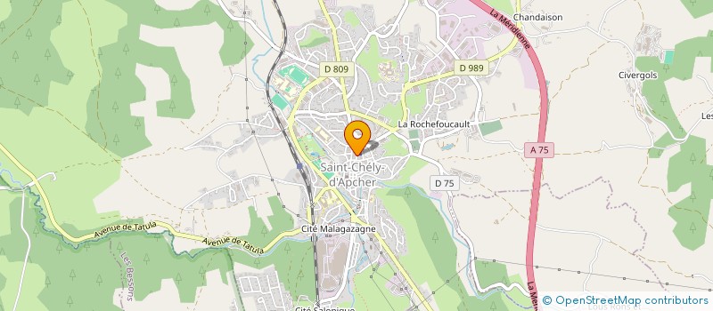 localisation de l'entreprise MONSIEUR JOEL YOYOTTE-LANDRY  SAINT-CHELY-D'APCHER