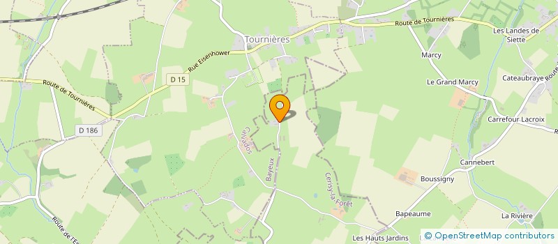 localisation de l'entreprise MONSIEUR JOEL YVOURY à CERISY-LA-FORET