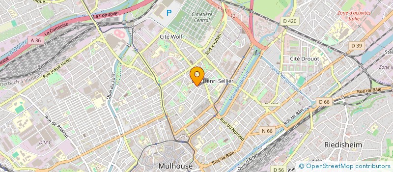 localisation de l'entreprise MONSIEUR JOELL PAULO  MULHOUSE