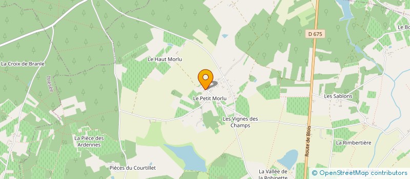 localisation de l'entreprise MONSIEUR JOELLE PITARD  SAINT-ROMAIN-SUR-CHER