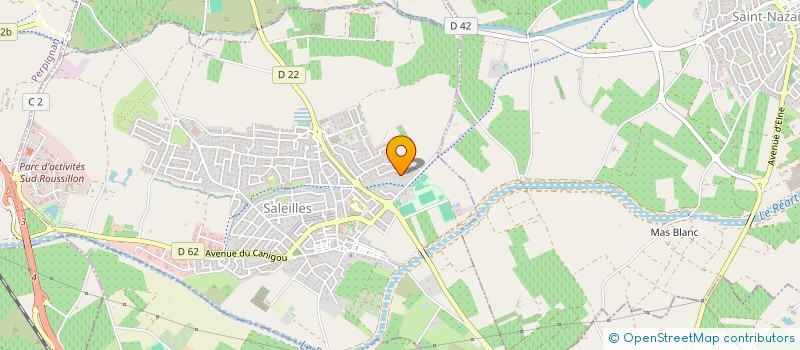 localisation de l'entreprise MONSIEUR JOELLE RENNETEAU  SALEILLES