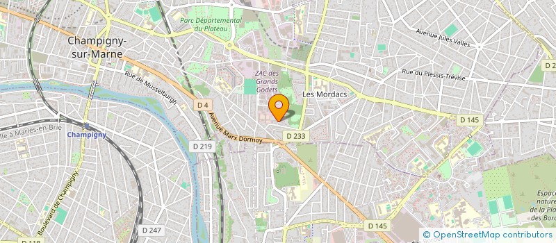 localisation de l'entreprise MONSIEUR JOELTHIERRY DONTSA à CHAMPIGNY-SUR-MARNE