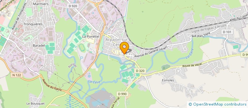 localisation de l'entreprise MONSIEUR JOESON HELFRID à ARPAJON-SUR-CERE